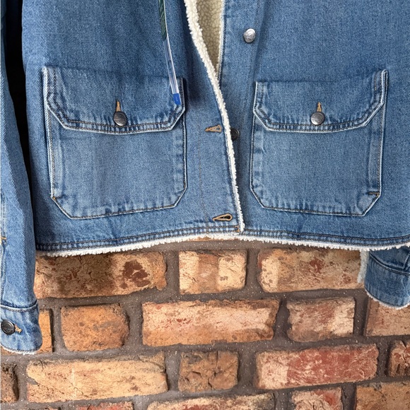 Woodrich Denim Sherpa Jacket - Picture 3 of 6